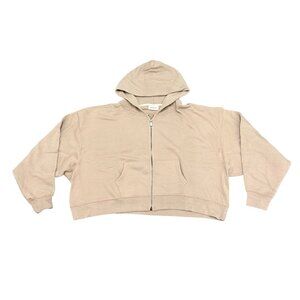 Tribe Kelley Women’s Oversized Zip Hoodie “Love and Compassion” Graphic NWOT